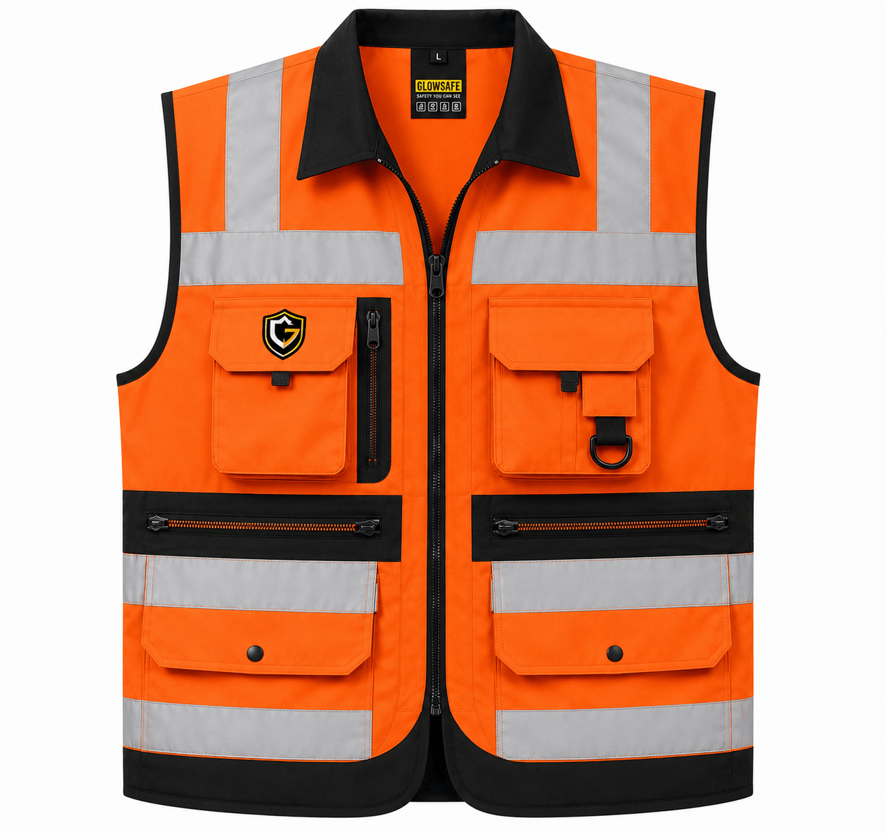 Utility Pro yellow multi-pocket vest